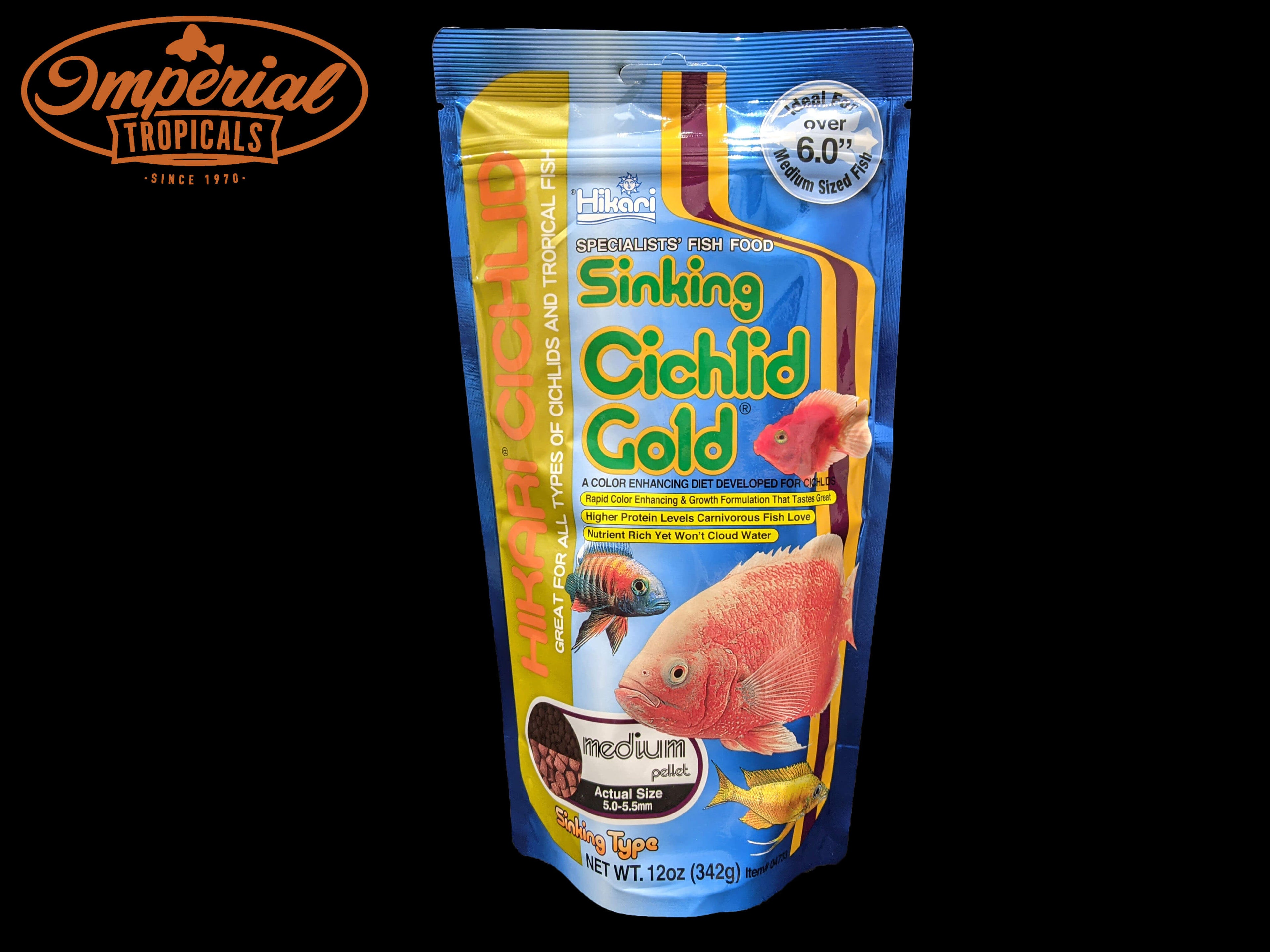 Hikari Sinking Cichlid Gold Medium